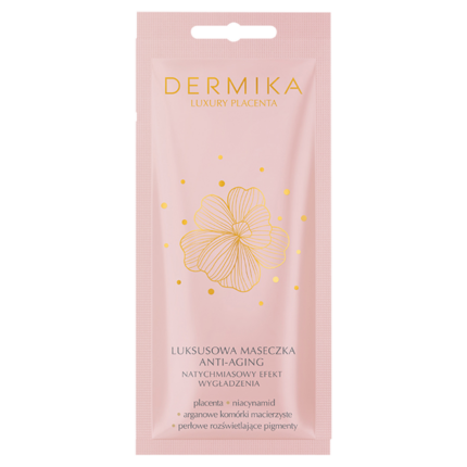 Dermika Luxury Placenta Разглаживающая маска для лица, 10 мл