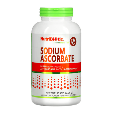 Аскорбат натрия NutriBiotic, 454 г