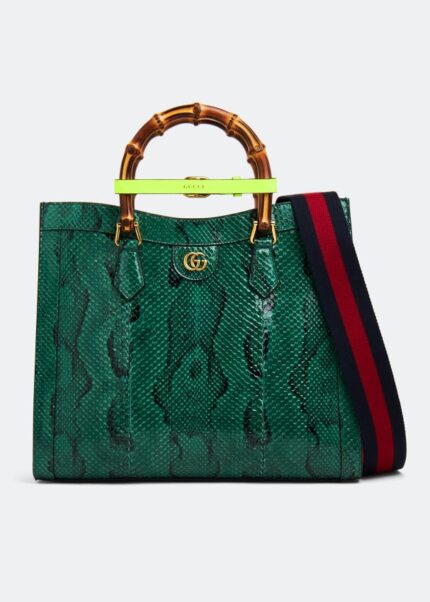 Сумка-тоут GUCCI Diana medium tote, зеленый