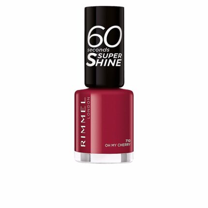 Лак для ногтей 60 seconds super shine Rimmel london, 8 мл, 710-oh my cherry