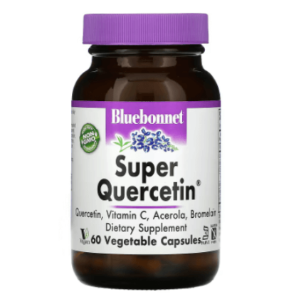 Кверцетин Super Quercetin 60 капсул Bluebonnet Nutrition