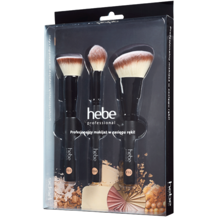 Hebe Professional набор: кисти для макияжа, 3 шт.