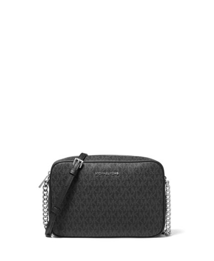 Сумка Michael Kors Signature Jet Set East-West Crossbody, коричневый