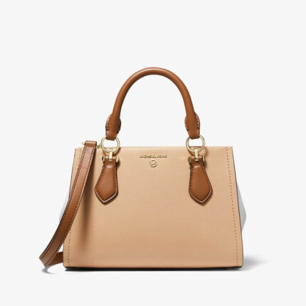 Сумка-тоут Michael Michael Kors Marilyn Medium Logo, бежевый/нежно-розовый