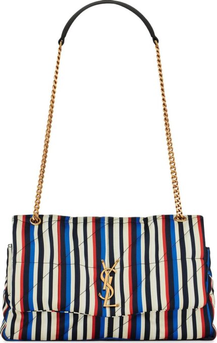 Сумка Saint Laurent Jamie Medium Chain Bag Carré Rive Gauche Multicolor/Noir, разноцветный