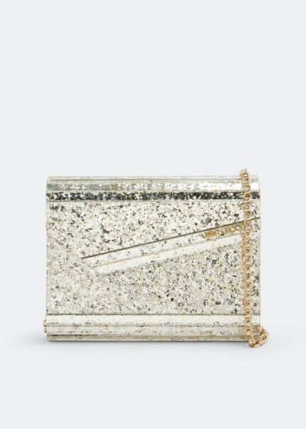 Клатч JIMMY CHOO Candy acrylic clutch, черный