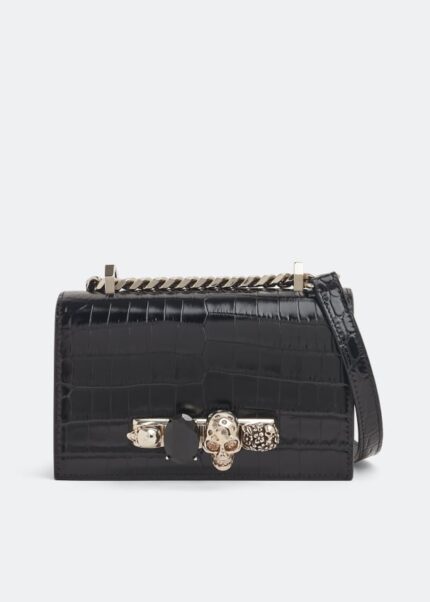 Сумка ALEXANDER MCQUEEN Medium Skull top handle bag, черный