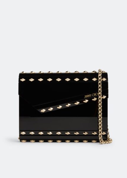 Клатч JIMMY CHOO Candy acrylic clutch, черный