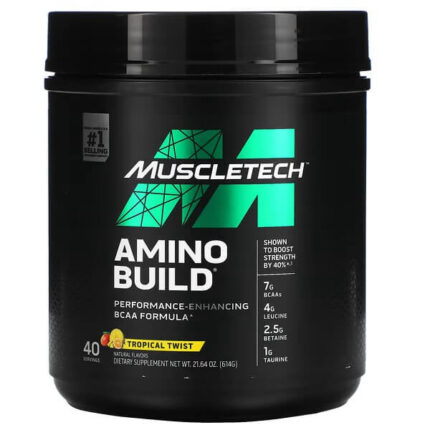 Аминокислоты BCAA MuscleTech с тропическим вкусом, 614 гр