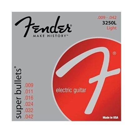 Струны Fender 3250R Super Bullets для электрогитары стандартный калибр 10-46