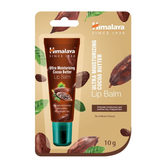 Губная помада Himalaya ultra moisturizing cocoa butter lip balm 10g Himalaya herbal healthcare, 10 мл