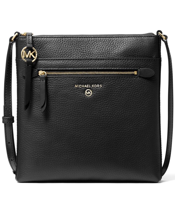 Маленькая сумка через плечо jet set charm north south flat Michael Kors, черный