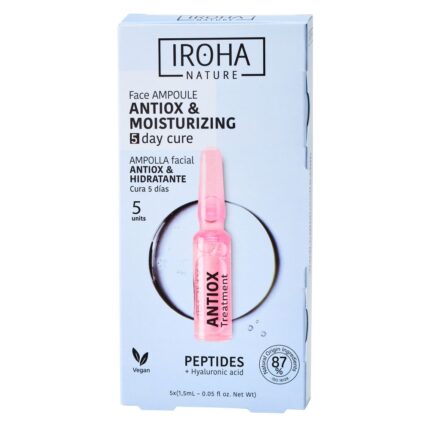 IROHA nature Retinol Pro-Age Face Ampoule омолаживающие и укрепляющие ампулы для лица с ретинолом 5x1,5мл