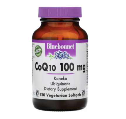 CoQ10 200 мг Витамин Е 60 капсул Bluebonnet Nutrition