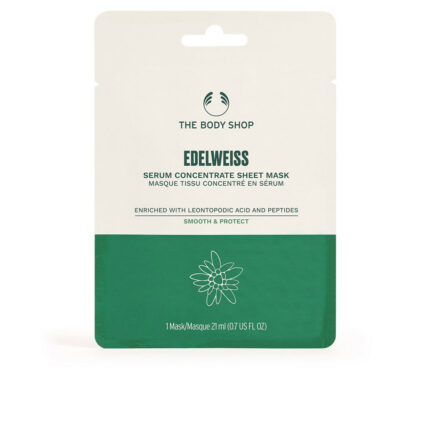 Маска для лица Edelweiss serum concentrate sheet mask The body shop, 1 шт