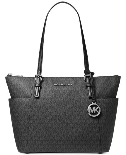 Фирменная поясная сумка с двойной молнией Michael Kors, черный