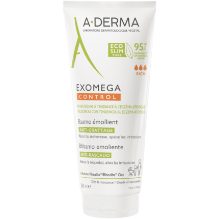 A-Derma Exomega Control увлажняющий и смягчающий лосьон для тела, 200 мл