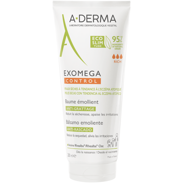 A-Derma Exomega Control увлажняющий и смягчающий лосьон для тела, 200 мл