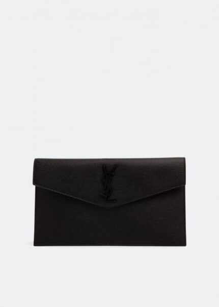 Кошелек SAINT LAURENT Monogram chain wallet, бежевый