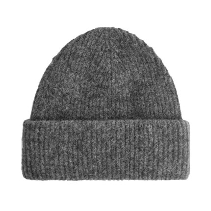 Шапка H&M x Arket Double Cuff Beanie In Alpaca Merino M, бежевый