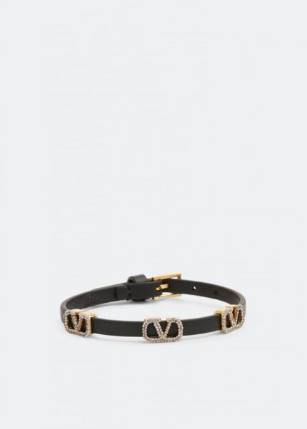 Браслет VALENTINO GARAVANI VLogo Signature bracelet, черный