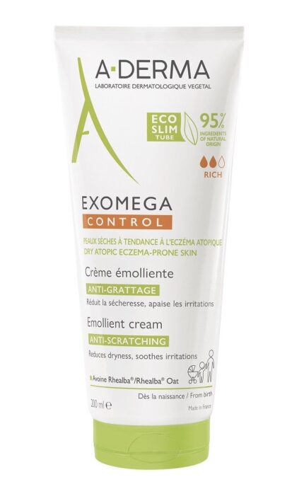 Aderma Exomega Control смягчающий крем, 200 ml