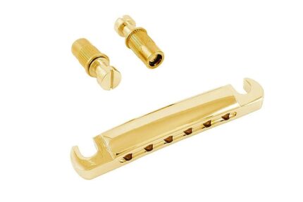 Allparts TP-3445-002 МЕТРИЧЕСКАЯ ЭКОНОМИЯ СТОП ЗАДНЯЯ ЧАСТЬ Золото TP-3445-002 METRIC ECONOMY STOP TAILPIECE