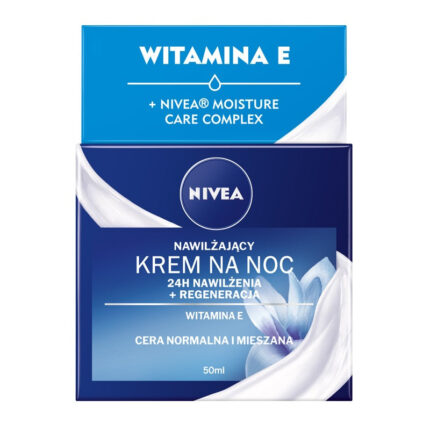 Nivea Увлажняющий ночной крем 24H Hydration + Regeneration для нормальной и комбинированной кожи 50мл