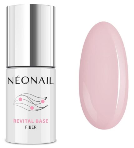 Neonail Revital Base Fiber база для гибридного лака, Rosy Blush