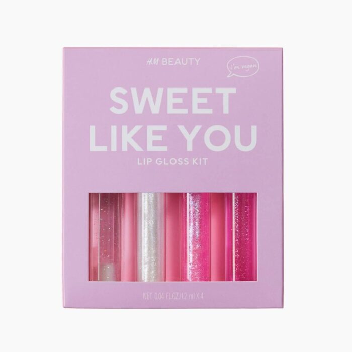 Набор блесков для губ H&M, 4 штуки, оттенок Sweet Like You