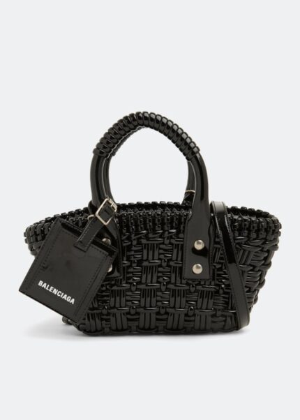 Сумка BALENCIAGA Bistro XXS basket bag, черный