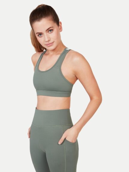 Бюстгальтер для йоги Sweaty Betty Oh So Soft, белый, бесконечный синий