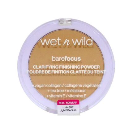 Пудра для лица Polvos Fijadores Bare Focus Clarifying Finishing Powder Wet N Wild, Light/Medium