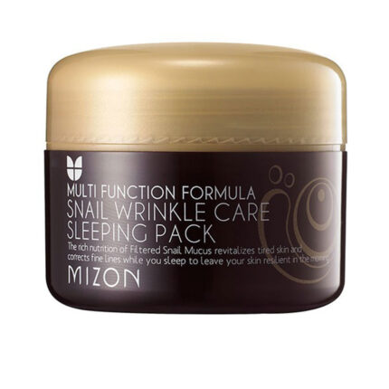 Маска для лица Snail wrinkle care sleeping mask Mizon, 80 мл