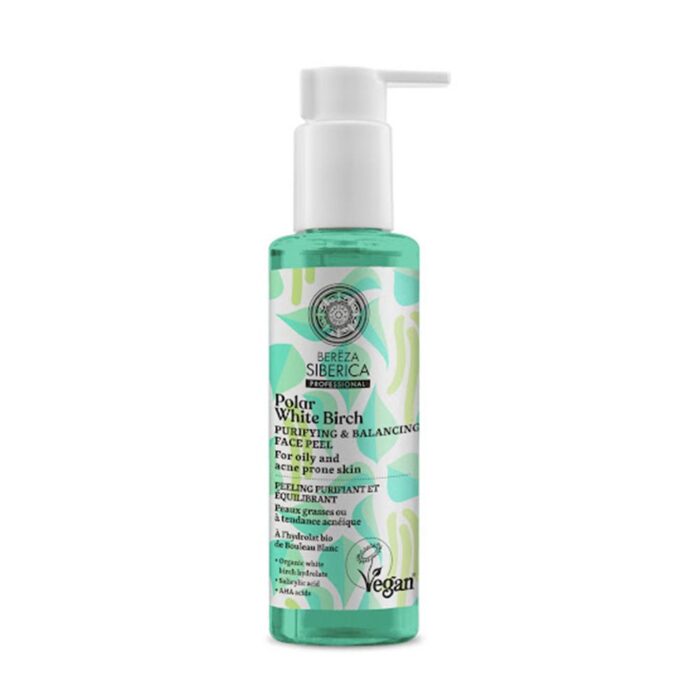 Скраб для лица Bereza polar white birch peeling purificante y equilibrante Natura siberica, 145 мл