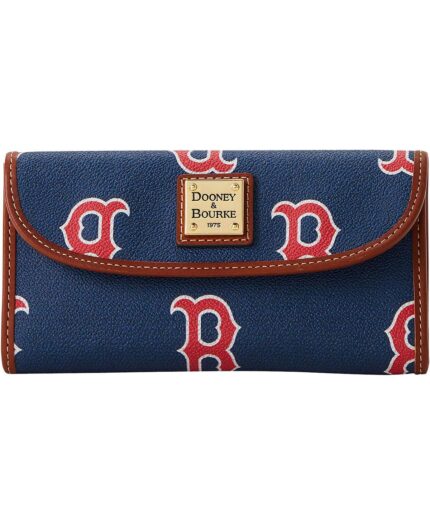 Женский континентальный клатч Chicago Cubs в спортивном стиле с монограммой Dooney & Bourke