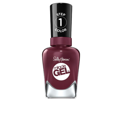 Лак для ногтей Miracle gel #799-greyfitti Sally hansen, 14,7 мл, 444-off with her red!