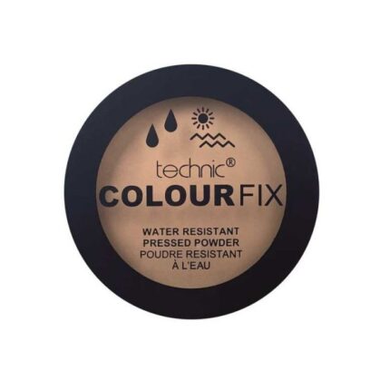 Пудра для лица Polvos Compactos Colour Fix Water Resistant Technic, Pecan