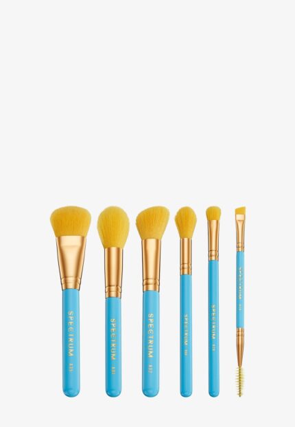 Набор кистей Daily Essentials Brush Set Candy Luvia Cosmetics, цвет pearl white/candy pink