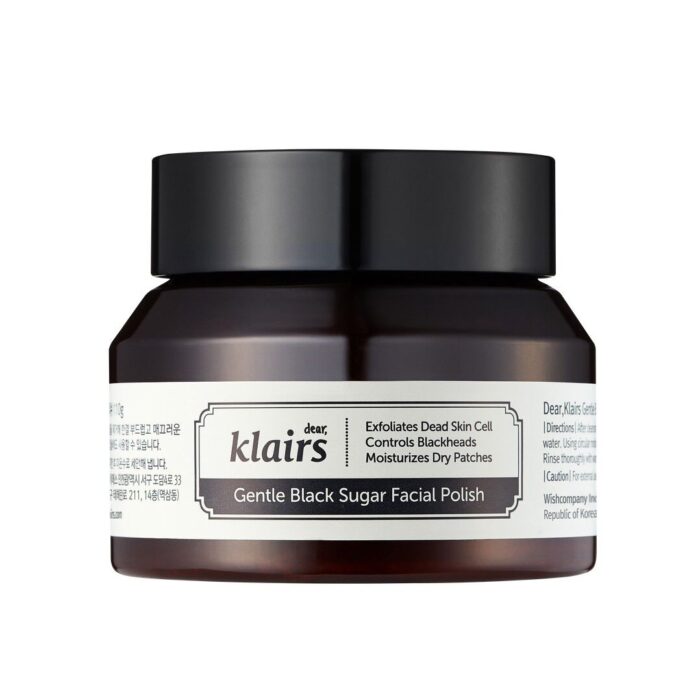 Скраб для лица с черным пищевым сахаром Dear Klairs Gentle Black Sugar Facial Polish, 110 гр