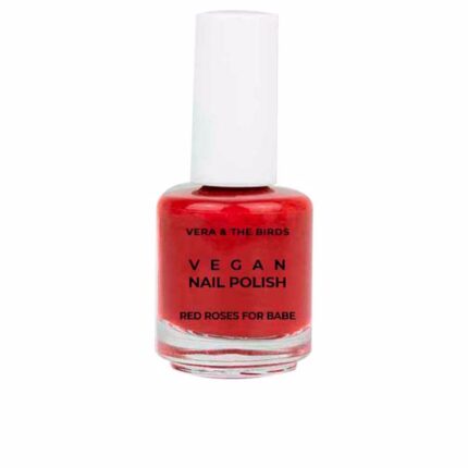 Лак для ногтей Vegan nail polish Vera & the birds, 14 мл, red roses for babe