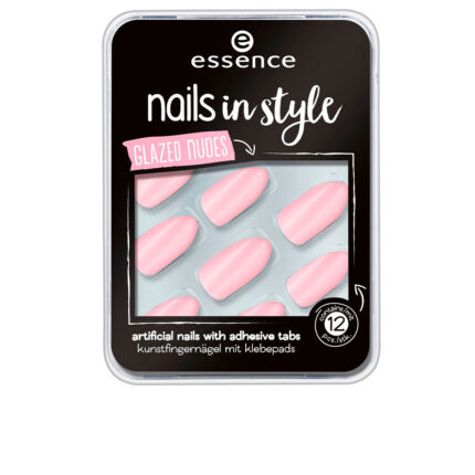 Накладные ногти Nails in style uñas artificiales Essence, 12 шт, 14-rose and shine