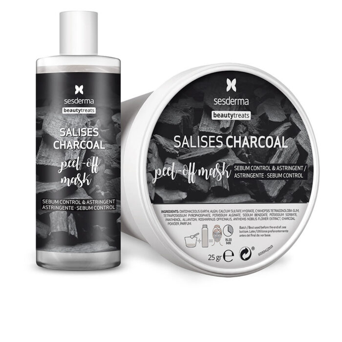 Маска для лица Beauty treats salises charcoal mascarilla peel off Sesderma, 75 мл