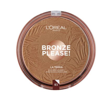 Пудра Bronze please! la terra L&apos;oréal parís, 18г, 03-medium caramel