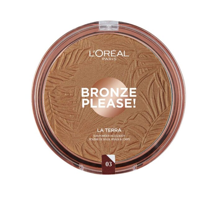 Пудра Bronze please! la terra L&apos;oréal parís, 18г, 03-medium caramel