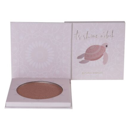 Пудра для лица Polvos Iluminadores Compactos Shimmer Tortuga Gio De Giovanni, Marrón