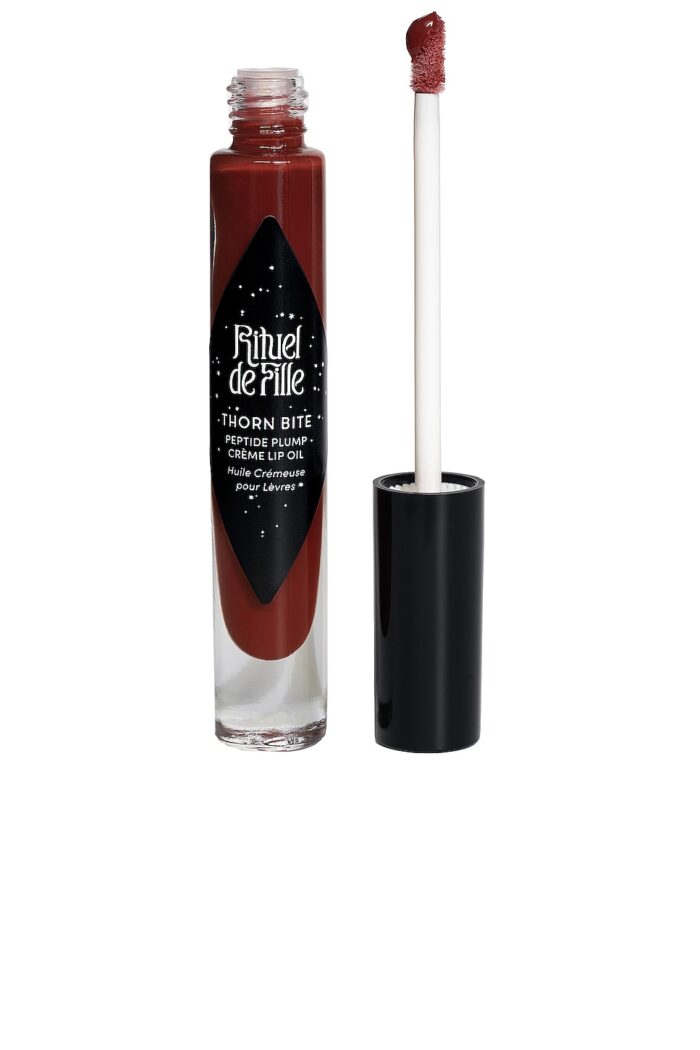 Блеск для губ Rituel de Fille Thorn Bite Peptide Plump Creme Lip Oil, цвет Rose Bite