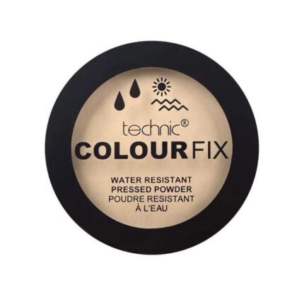 Пудра для лица Polvos Compactos Colour Fix Water Resistant Technic, Hazelnut