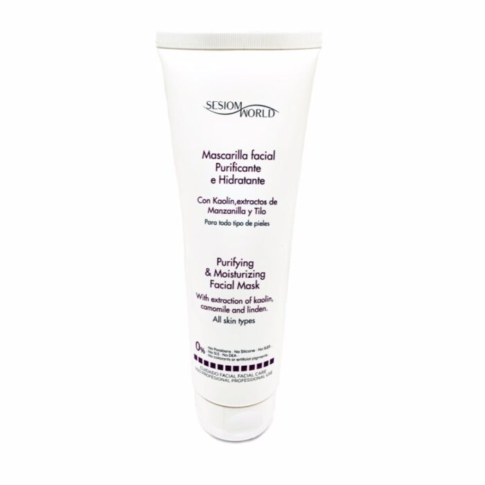 Маска для лица Mascarilla purificante hidratante kaolin Sesiom world, 250 мл