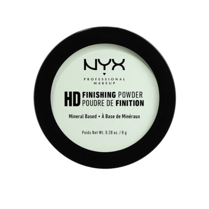 Пудра Hd finishing powder mineral based Nyx professional make up, 8г, mint green